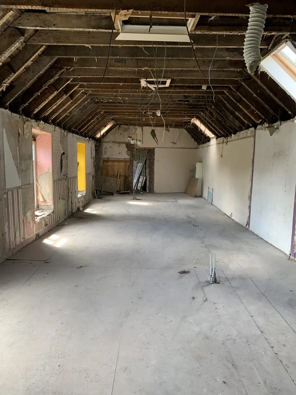 The Kenmuir Arms, August 2020: upstairs: previously guest rooms & corridor