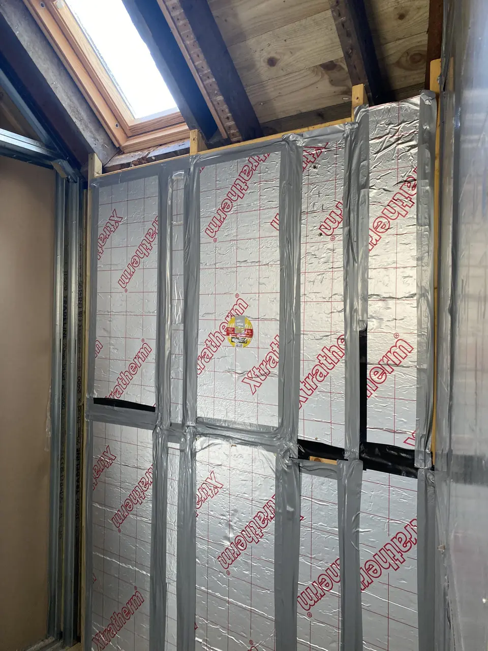 Inside the Kenmuir Arms during the renovation, February 2022